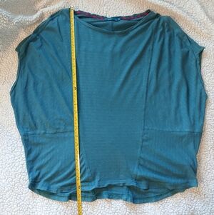 Prana Green Dolman Sleeve Teal Women's Top